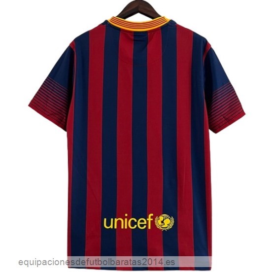Nuevo 1ª Camiseta Barcelona Retro 2013 2014 Azul Rojo Baratas